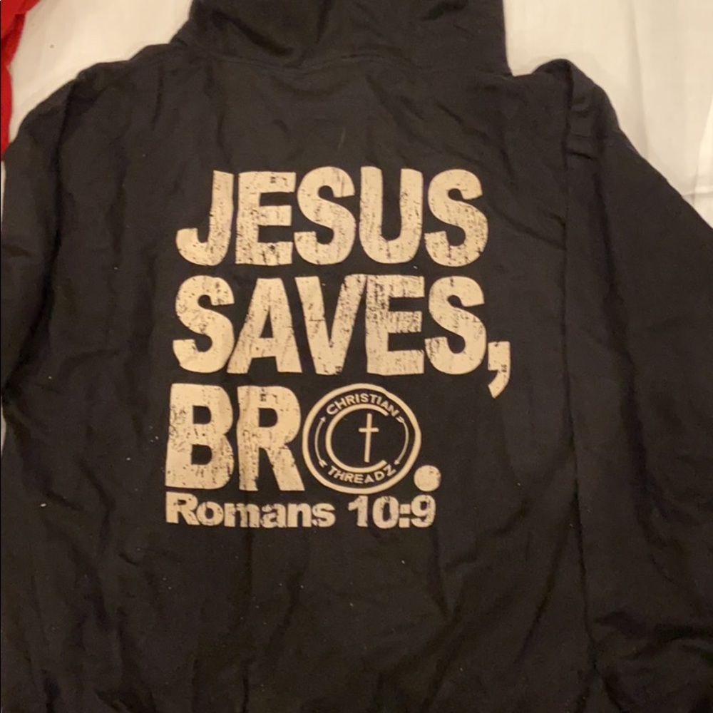 Faith based - Zip up sweater- new